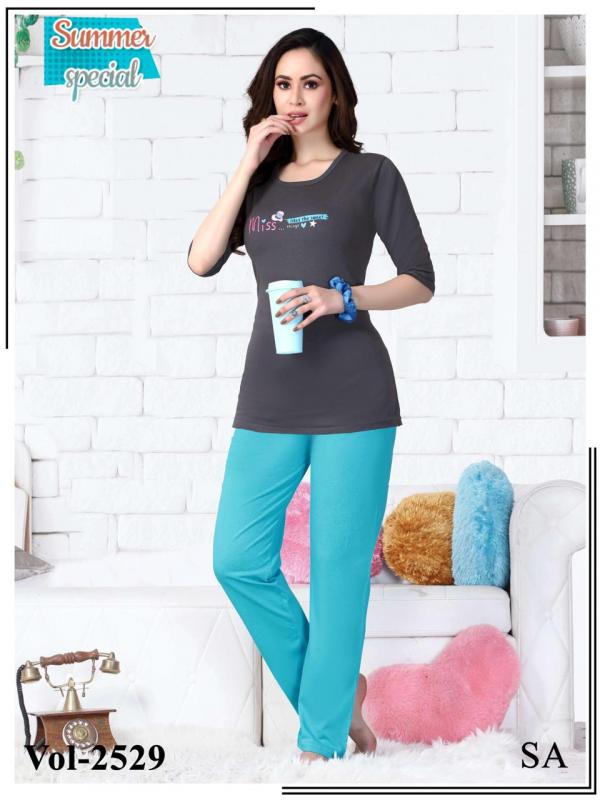 Summer Special New Vol 2529 Hosiery Cotton Night Suit Collection